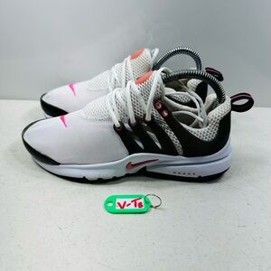 Nike Presto (GS) Girl's Size 4Y Running Shoes White Black Pink